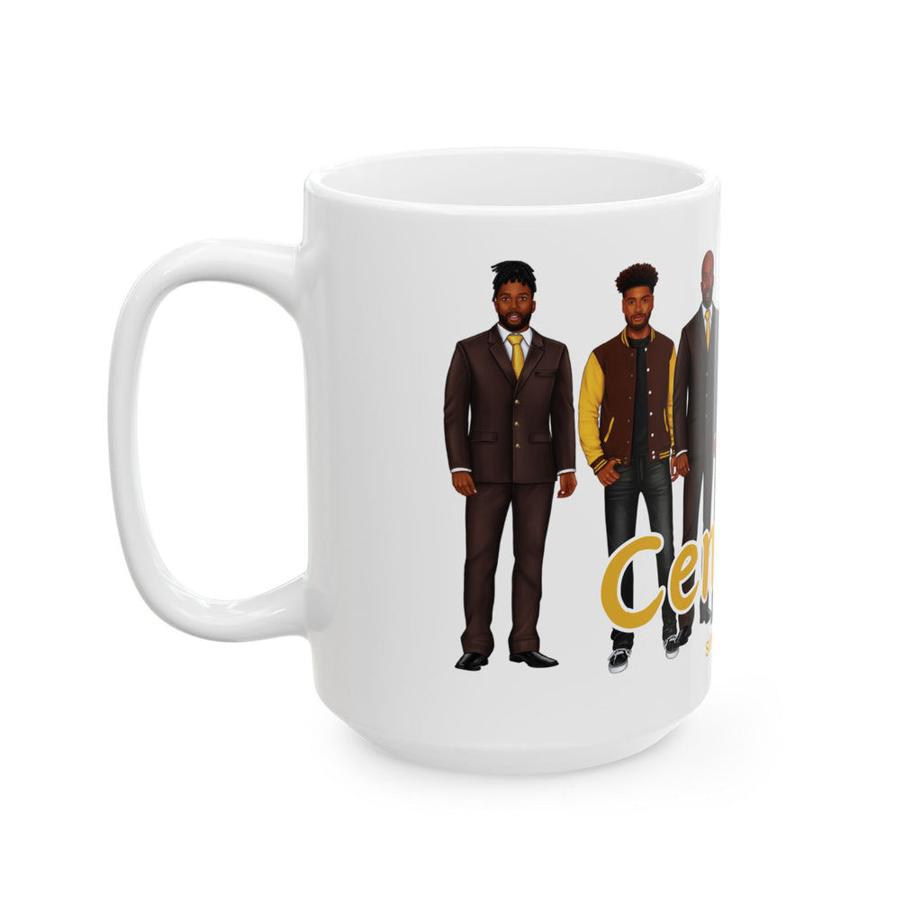 Divine Brotherhood Ceramic Mug in Brown/Gold (11oz/15oz)