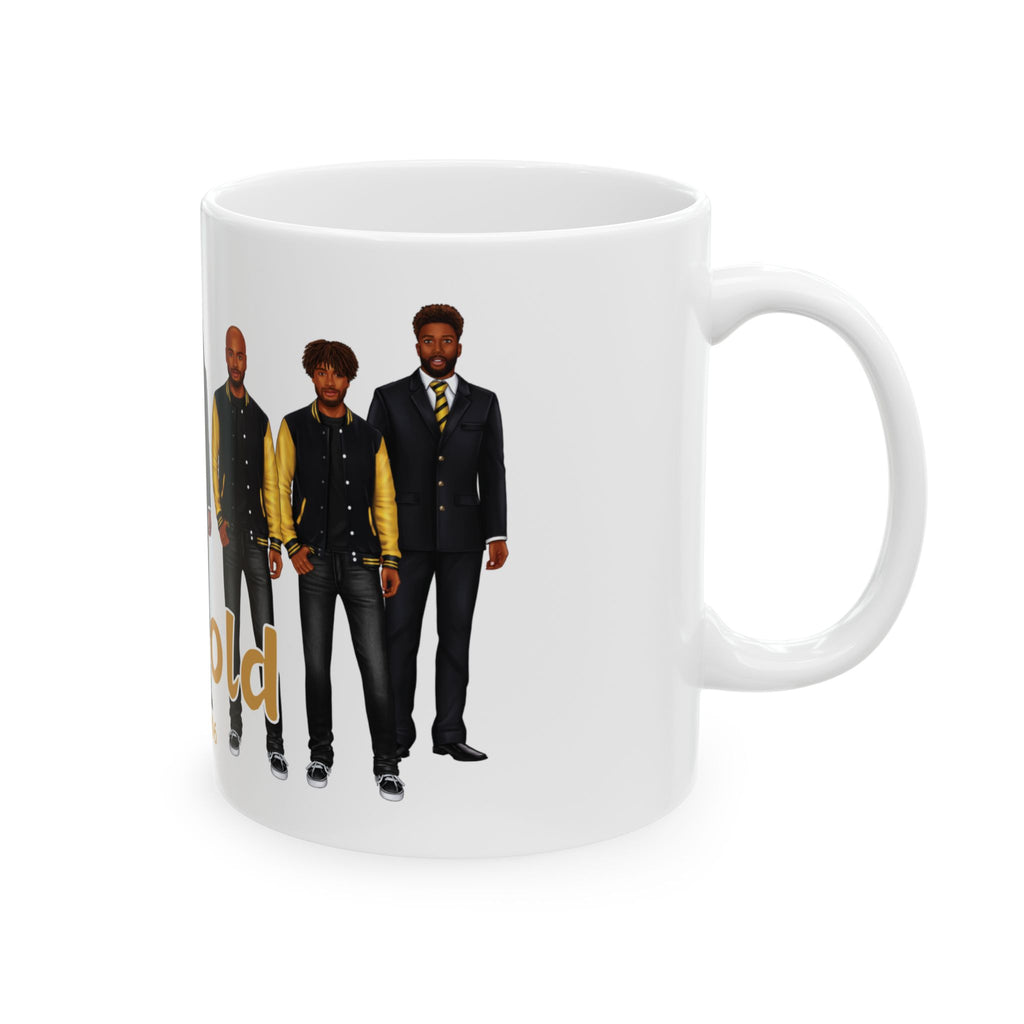 Divine Brotherhood Ceramic Mug in Black/Gold (11oz/15oz)