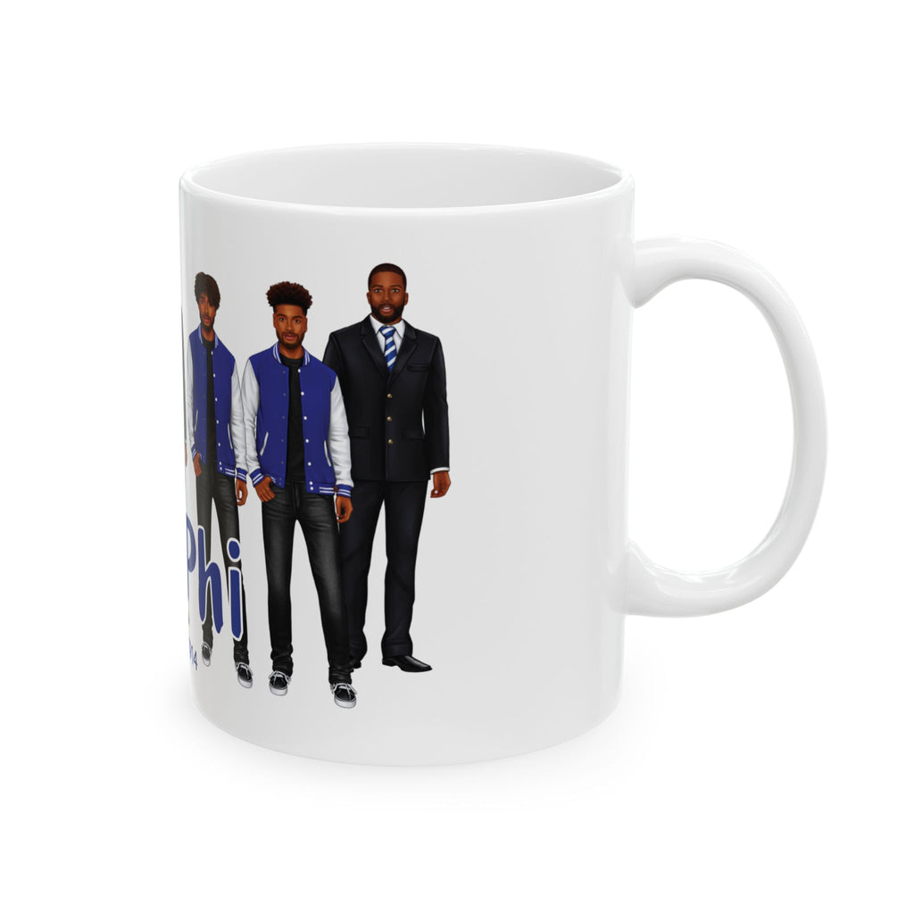 Divine Brotherhood Ceramic Mug in Blue/White (11oz/15oz)