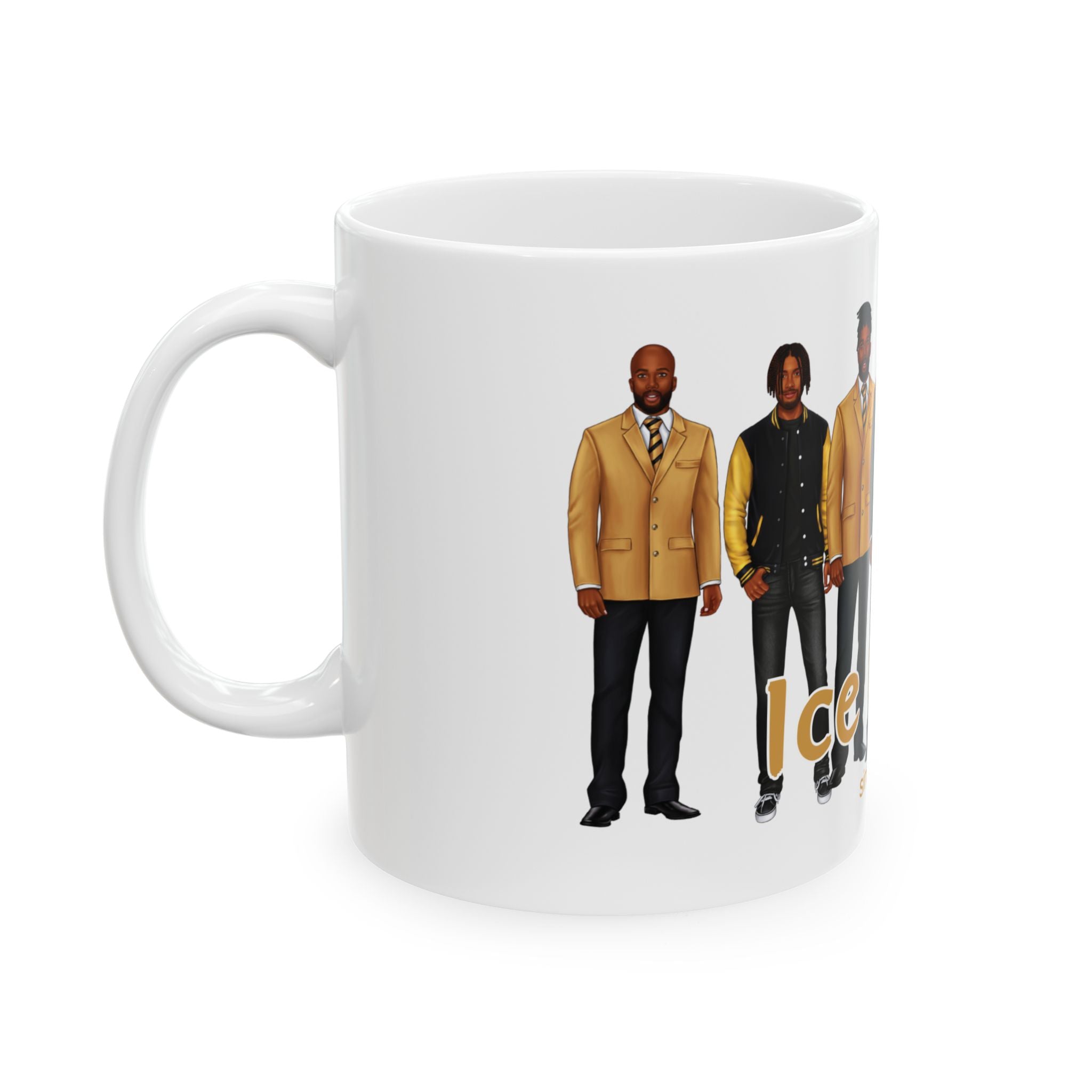 Divine Brotherhood Ceramic Mug in Black/Gold (11oz/15oz)