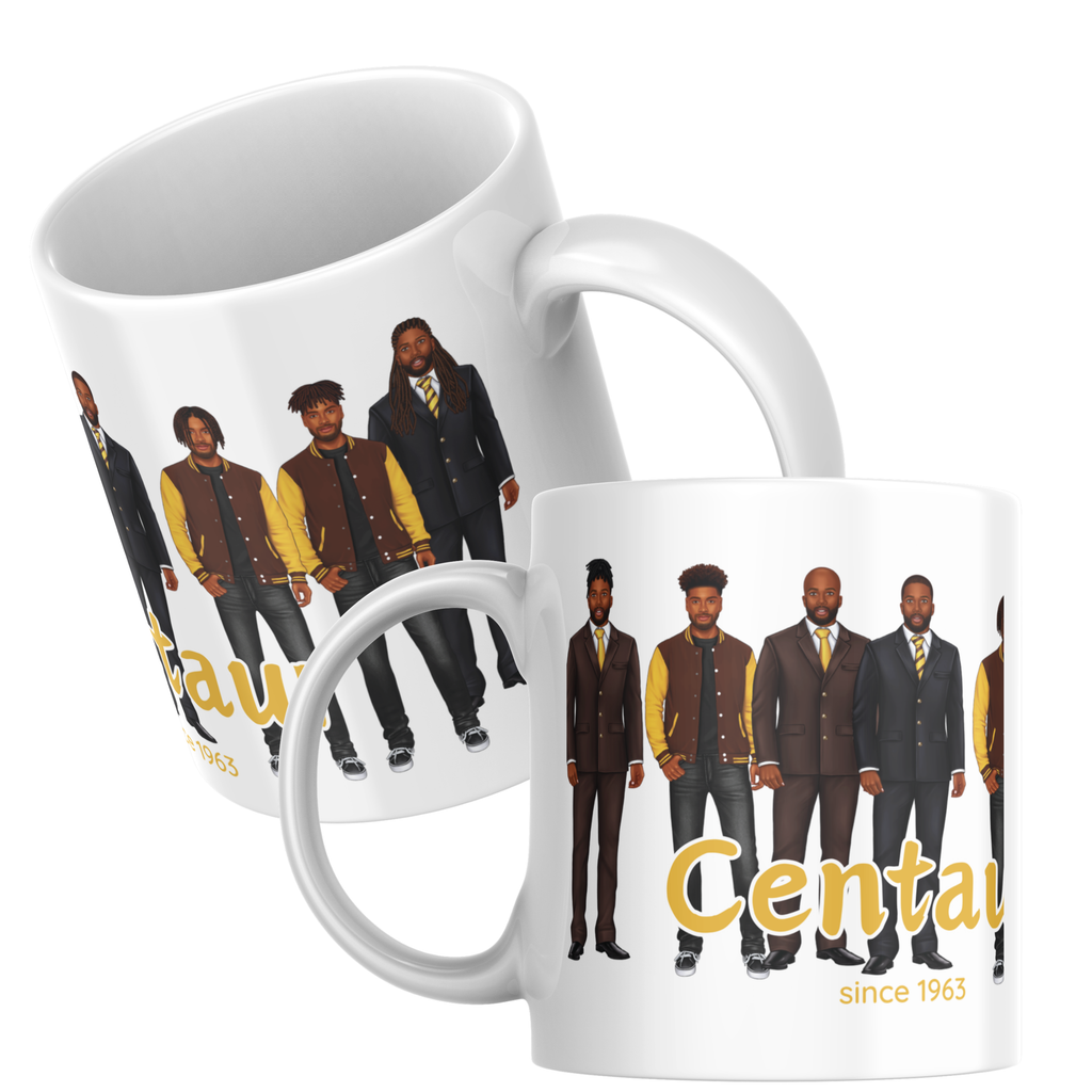 Divine Brotherhood Ceramic Mug in Brown/Gold (11oz/15oz)