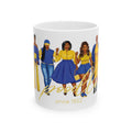 Divine Sisterhood Ceramic Mug in Blue/Yellow (11oz/15oz)