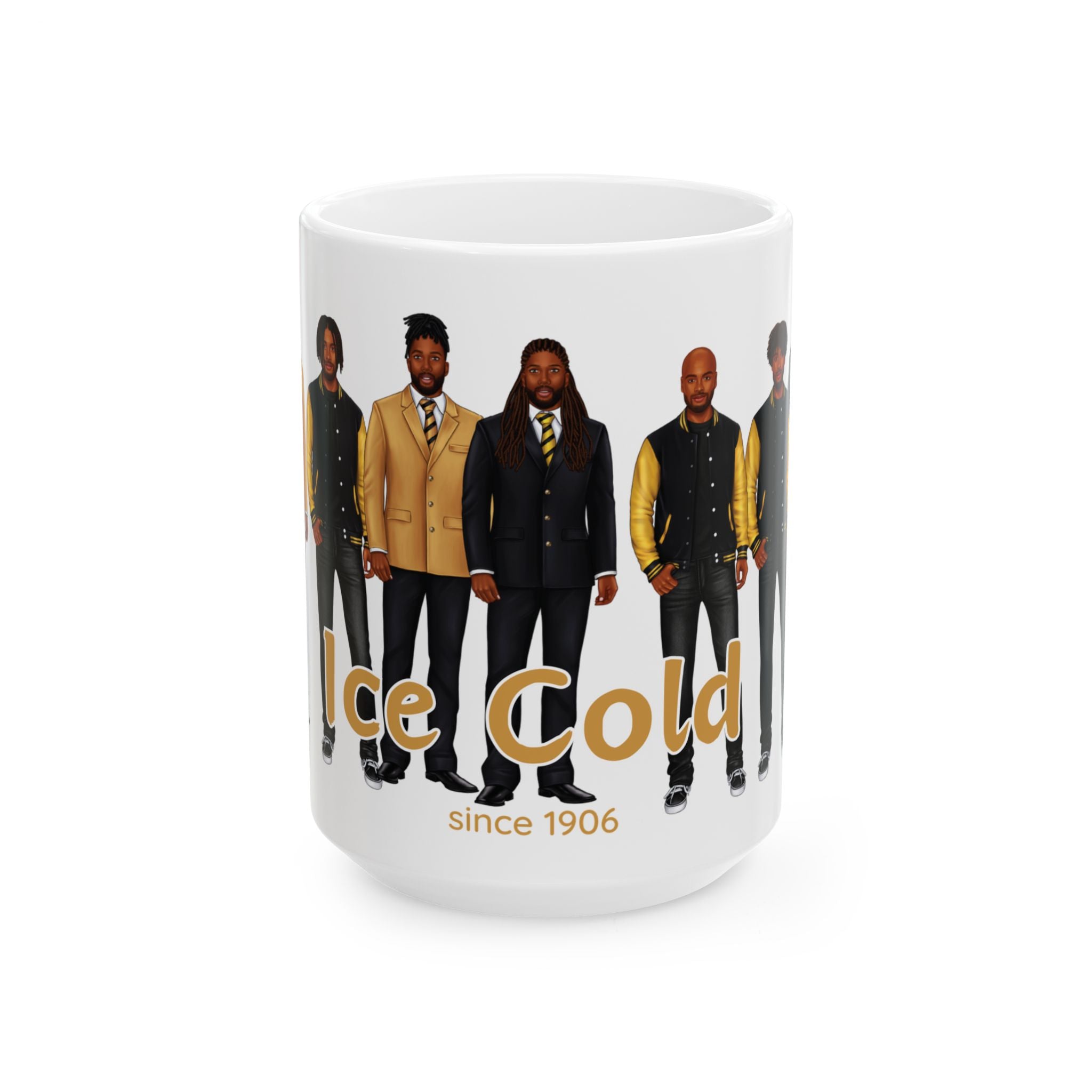 Divine Brotherhood Ceramic Mug in Black/Gold (11oz/15oz)