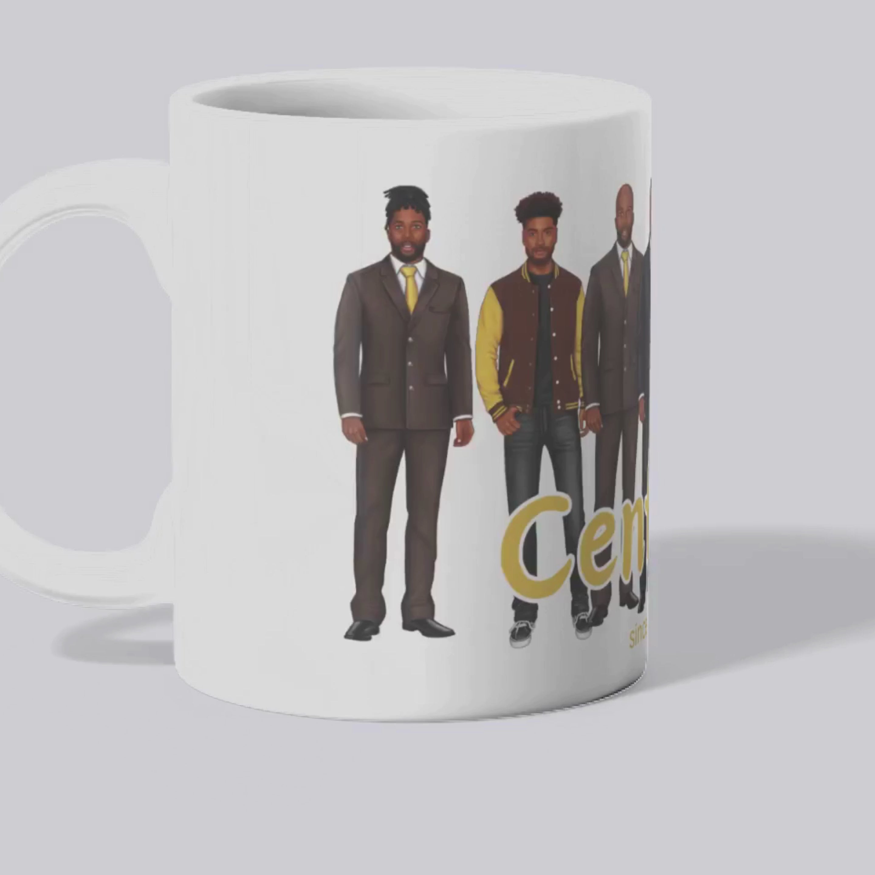 Divine Brotherhood Ceramic Mug in Brown/Gold (11oz/15oz)