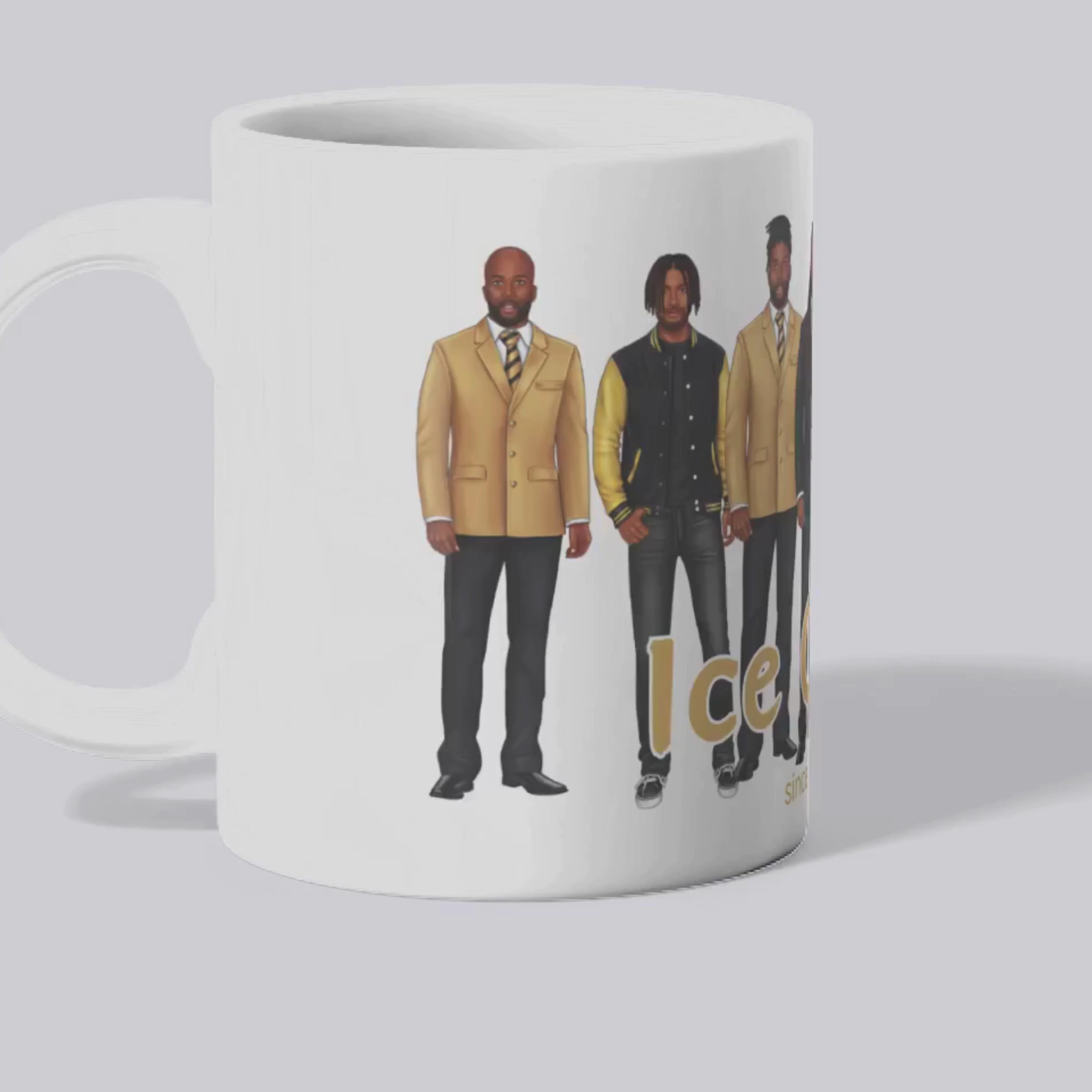 Divine Brotherhood Ceramic Mug in Black/Gold (11oz/15oz)